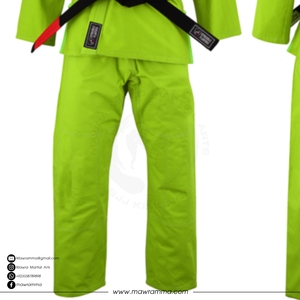 ชุดยิวยิตสู BJJ จากโรงงานโดยตรง ผ้าฝ้าย 100% ทอลายเพิร์ลวีฟ รับสกรีนโลโก้ ชุดยิวยิตสูบราซิลสำหรับมืออาชีพ ขายส่ง - Product Image 4