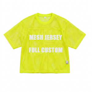 <b>Women</b> Training jersey <b>Mesh</b> Jersey Custom Breathable Short Sleeve Crew Neck Unisex football jersey Soccer Apparel Adult - Product Image 1