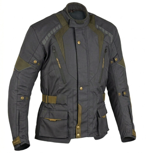 Veste de moto pour hommes, imperméable, Cordura Adventure 360, bandes réfléchissantes, rembourrage des épaules et des coudes, maille respirante, séchage rapide - Product Image 3