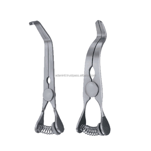 ADAN <b>INSTRUMENTS</b> DeBakey-Satinsky Atrauma Bulldog Clamp Stainless Steel Cardiovascular <b>Neurosurgery</b> Glove Clamps Curved - Product Image 3