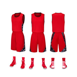 Best Quality Custom Sublimation Print Basketball Uniform <b>Set</b> Professional Team Training Custom Athletic Wear Basketball Uniform - Product Image 1