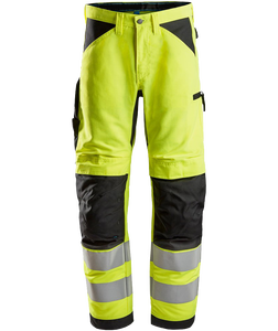 Pantalones de Trabajo de Alta Visibilidad para Hombre, Reflectantes, Resistentes al Agua, Material de Pana, Bolsillos, Corte Regular, Uso en Exteriores, Logotipo Frontal - Product Image 1