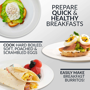 Olla Eléctrica para Cocer Huevos de Alta Calidad, Diseño Elegante, para 8 o 16 Huevos, en Oferta - Product Image 3