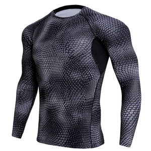 High Quality Custom Made Rash Guard <b>for</b> <b>Men</b> Breathable Quick Dry Plus Size XL <b>for</b> Autumn Water Sports With Custom Logo - Product Image 5