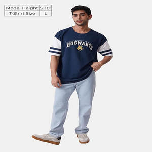 Camiseta de Alta Calidad y Peso Pesado con Hilo Abierto y Hombros Descubiertos, Camiseta de Algodón Puro con Logotipo Bordado - Product Image 1