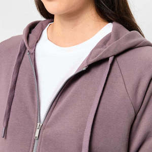 Precio de fábrica: Sudaderas con capucha y sudaderas para mujer al por mayor, de manga larga, con bolsillo con cremallera, sudaderas con capucha de invierno para mujer - Product Image 3