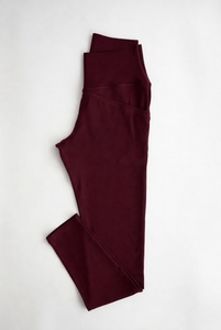 Wholesale Solid Yoga Leggings High Waist Four-Way Stretch Quick Dry Seamless Ankle-Length Women's <b>Athletic</b> Gym Wear - Product Image 4
