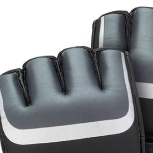 Custom Logo Printed Leather MMA Gloves Moisture Wicking <b>Hook</b> and Loop Closure Non-Slip Material MMA Gloves - Product Image 3