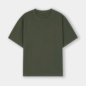 Camiseta Premium de Algodón 100% de Punto Waffle Texturizado de Alto Gramaje para Hombre, Oversize con Hombro Caído, Verde Oliva, con Tejido de Malla Personalizado de Secado Rápido - Product Image 6
