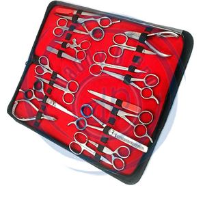 ENSEMBLE ASSORTIE DE 18 INSTRUMENTS DE BEAUTÉ ENSEMBLE DE CISEAUX DE BARBIER POUR MANUCURE PÉDICURE PINCE ET PINCES À ONGLES CE & ISO DADDY D PRO - Product Image 6