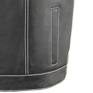 Best Quality Stylish Men's <b>Leather</b> <b>Vest</b>-Eco-Friendly Quick Dry Breathable Winter Outerwear OEM Service Casual Style - Product Image 6