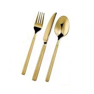 Elegante Juego de Cubiertos de Acero de 4 Piezas, Incluye 2 Cucharas y 2 Tenedores, Material de Alta Calidad, Tamaños Personalizados para Fiestas - Product Image 3
