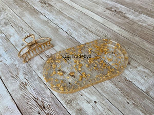 Plateau de service mobile en résine de qualité supérieure, design moderne, pour table basse, décoration intérieure Tradebyd - Product Image 6