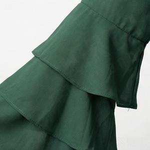 ชุดอาบายะห์ผู้หญิง สวมใส่สบาย สีตามสั่ง โลโก้สั่งทำ ผ้าโพลีเอสเตอร์คุณภาพสูง เสื้อผ้ามุสลิม แขนเสื้อแบบพับ ชุดสูทแบบเรียบร้อย คอวีแบบใหม่ - Product Image 5