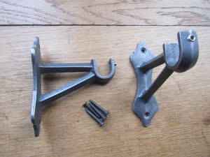 Modern Metal Curtain <b>Pole</b> Set for Window Decor - Product Image 4