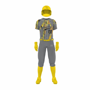 ชุดยูนิฟอร์มเบสบอลตาข่ายระบายอากาศคุณภาพสูง แห้งเร็ว ไม่ยับ ระบายอากาศได้ดี ผลิตจากโพลีเอสเตอร์ 100% สำหรับผู้ใหญ่ทั้งชายและหญิง - Product Image 2