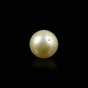 Perle d'eau de mer dorée naturelle, 4,9 carats, pierre précieuse en vrac pour la fabrication de bijoux - Product Image 1