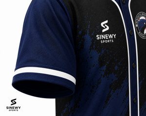 Maillot de baseball pour homme SINEWY SPORTS, personnalisé, sublimé, 100% polyester, manches courtes, évacuation de l'humidité, coupe classique - Product Image 5