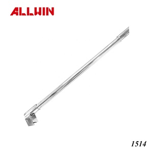 Barre de support en acier inoxydable pour verre de douche, pince de fixation pour verre, tige de traction pour applications de salle de bain - Product Image 2