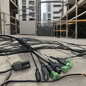 Профессиональный класс 450 мм IP67 водонепроницаемый 30 В жгут проводов <span class=keywords><strong>CCTV</strong></span> луженый медный проводник ПВХ камера кабели системы наблюдения - Product Image 6