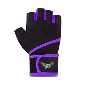 Gants de sport en cuir personnalisés OEM pour la musculation, gants de fitness pour hommes et femmes, gants d'entraînement demi-doigts en maille - Product Image 6