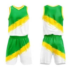Conjunto de Uniforme de Baloncesto Sublimado en Colores Sólidos, Uniforme de Baloncesto de Secado Rápido, Último Diseño de Uniforme de Baloncesto para Hombre, Top de Moda - Product Image 5