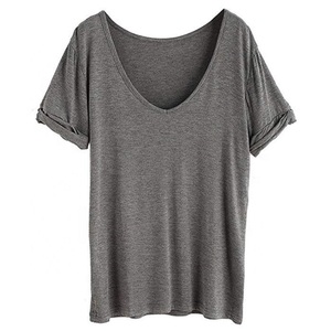 High Quality Fashion Women's Loose Cotton Canvas T-Shirts Quick Dry Breathable Summer Factory Direct Wholesale Rate Bangladeshi - Product Image 5