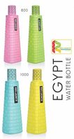 Bouteille d'eau en plastique multi-usage pour le bureau, la salle de sport, les voyages, bouteille en plastique moderne et élégante à prix abordable