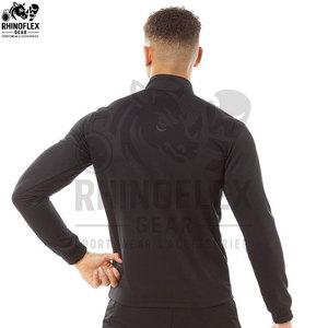 Hot Sales New Design Custom Logo Half <b>Zip</b> <b>up</b> Collar 220g Casual <b>Polo</b> TShirt for Men for Women - Product Image 3