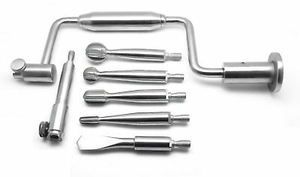 Juego de Instrumentos Ortopédicos Hudson Premium de 7 Piezas, Taladro Manual, Soporte de Acero Inoxidable, Instrumentos Médicos de Primera Calidad - Product Image 3