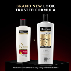 Acondicionador anti-frizz con keratina, proteína y aceite de argán, control de frizz por 72 horas, cabello suave y brillante, reparación de daños, 80 ml, nutritivo - Product Image 3