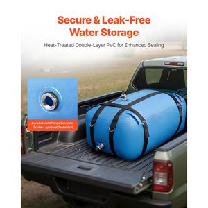 Serbatoio d'Acqua Pieghevole in TPU da 35 Galloni, Grande Capacità, Portatile e Impermeabile per Escursionismo - Product Image 4