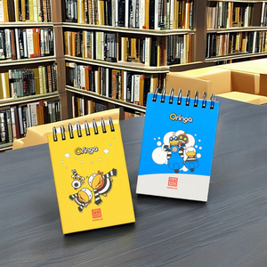 Carnet à spirale compact Hong Ha du Vietnam, couverture rigide A7, couverture plastifiée, réglure claire, papier naturel sûr, impression numérique - Product Image 3