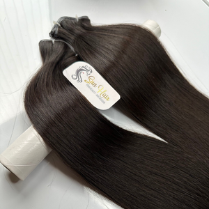 Meilleures ventes 2024 : Cheveux vietnamiens lisses SDD Super Double Drawn, couleur naturelle, 100% vierges Remy, cuticules alignées, ondulations profondes et lâches - Product Image 4