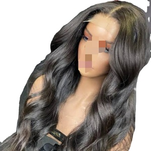 Sedoso del frente del pelo humano pelucas de encaje con cabello REMY Virgen en el sur de la INDIA - Product Image 4