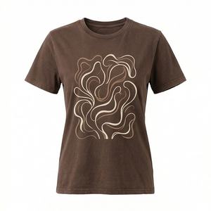 เสื้อเชิ้ตทำงานผู้หญิงมาใหม่ แฟชั่นฤดูใบไม้ผลิและฤดูใบไม้ร่วง ลายพิมพ์ทันสมัย สไตล์ลำลอง ชุดเดรสผู้หญิง ผ้าซาตินปักเลื่อม น้ำหนัก 240 กรัม ผ้าฝ้าย 100% - Product Image 1