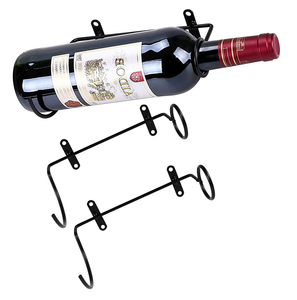 Support mural en métal pour bouteilles de vin, qualité supérieure, personnalisable, présentoir élégant pour bouteilles de vin, organisateur de cuisine raffiné - Product Image 6