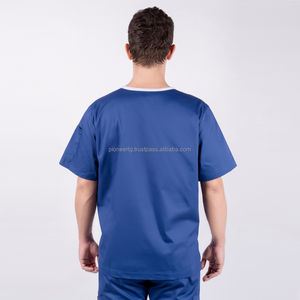 Uniformes quirúrgicos de enfermería elásticos para mujer personalizables Viet Nam Poly Rayon Spandex Jogger Bottom Impreso Hospital - Product Image 4