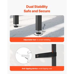 Set di 2 Tavoli Consolle Stretti in Pino a 1 Ripiano, Tavolo Lungo da Ingresso con Prese Elettriche, Tavolino Stretto per Divano con Struttura in Metallo - Product Image 6