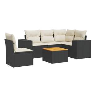 Conjunto de Sofás Negros para Jardín, Muebles de Patio - Product Image 2