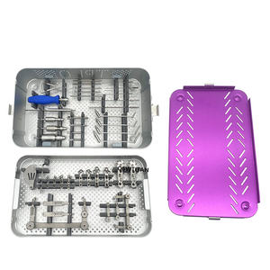 Kit de gabarit manuel TPLO en acier inoxydable Dentavex, plaque de gabarit chirurgical, ensemble d'instruments chirurgicaux orthopédiques certifiés ISO13485 CE - Product Image 1