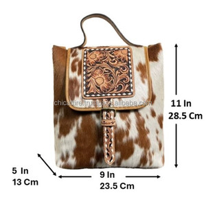 กระเป๋าเป้สะพายหลังหนังวัวสำหรับผู้หญิงกระเป๋าเป้สะพายหลังแฟชั่นสำหรับทุกเพศจากโรงงานขายส่งแบบตะวันตก - Product Image 2