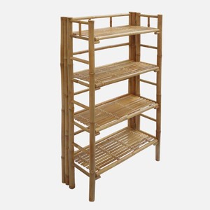 Estante de Almacenamiento Minimalista de Bambú, de 5 Niveles, Diseño Ligero para Organización de Artículos Diversos en la Sala de Estar - Product Image 3
