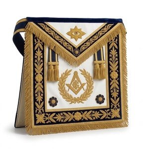 Tablier de Grande Loge Provinciale pour Cérémonies et Insignes Maçonniques OEM ODM Vente en Gros Fabricant Fournisseur Commande en Gros - Product Image 2