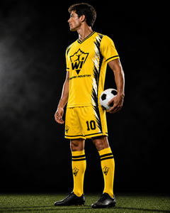 Maillot de football de haute qualité, ensemble de performance professionnel respirant et personnalisable pour les matchs de ligue – Vente chaude - Product Image 3