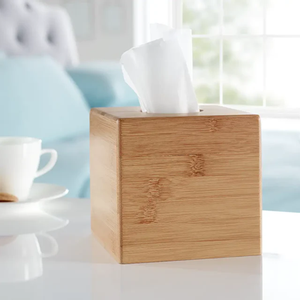 Caja de pañuelos de madera con diseño único, muy demandada para decoración de mesa en el hogar, hotel, oficina, etc. - Product Image 2