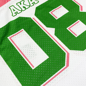 Camisetas de fútbol y rugby de poliéster con cuello en V, estilo hip hop, para hombre, deportivas, lisas, de fabricante, extragrandes, cortas, personalizadas, de corte holgado y de malla. - Product Image 5
