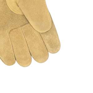 Gants de soudage au feu en cuir de chèvre résistants aux flammes - Product Image 4