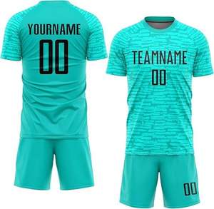 ชุดยูนิฟอร์มฟุตบอลเสื้อเจอร์ซีย์ฟุตบอลแบบสั่งทำขายส่งระบายอากาศดีชุดฝึกซ้อมสำหรับผู้ชายเยาวชนและเด็ก - Product Image 4