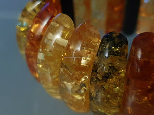 กำไลข้อมือแฟชั่นเรซินทุนงานฝีมือสำหรับผู้หญิงกำไลข้อมือสีแบรนด์จากงานฝีมือทำจากเรซินอินเดีย - Product Image 3